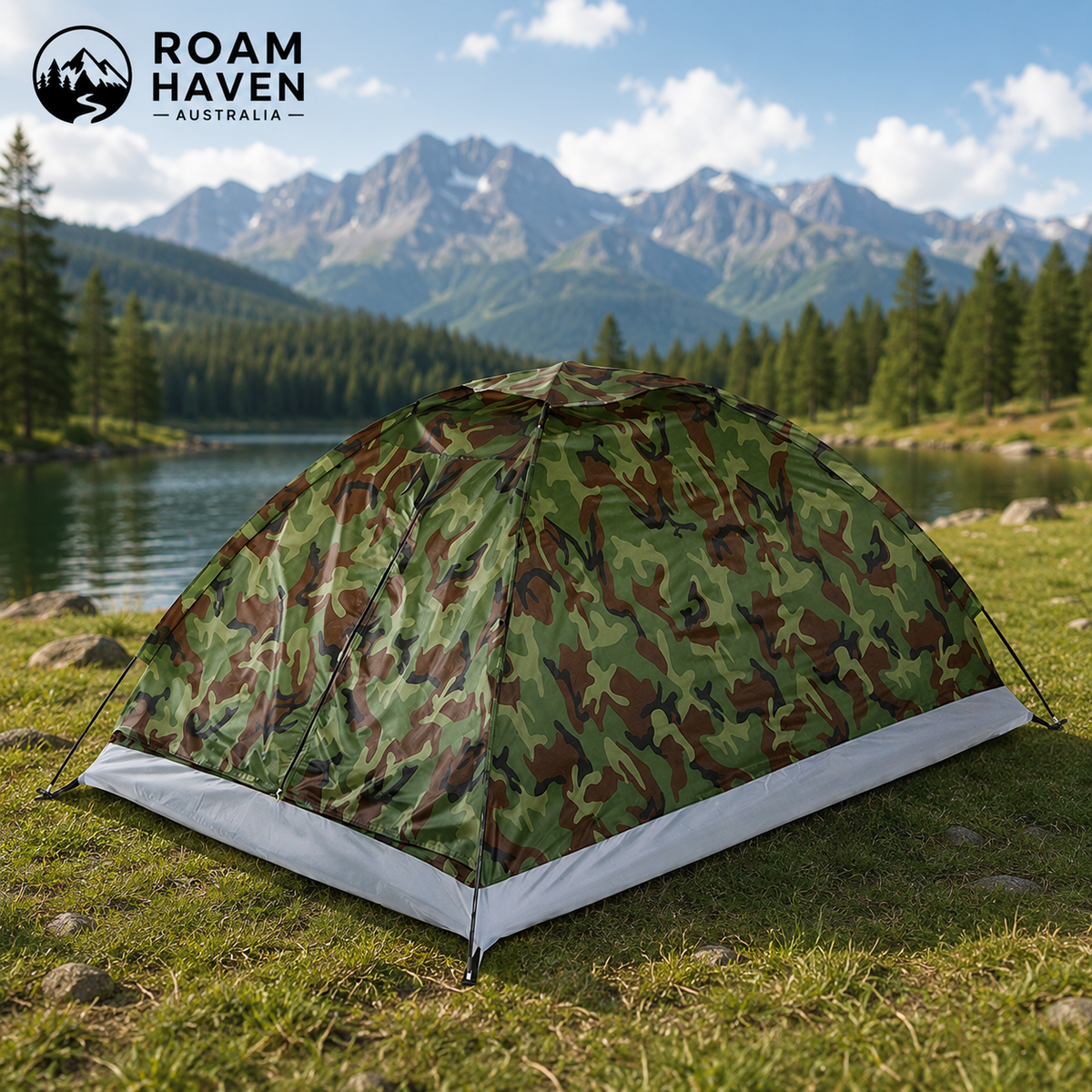 Single Roam Camouflage Camping Tent