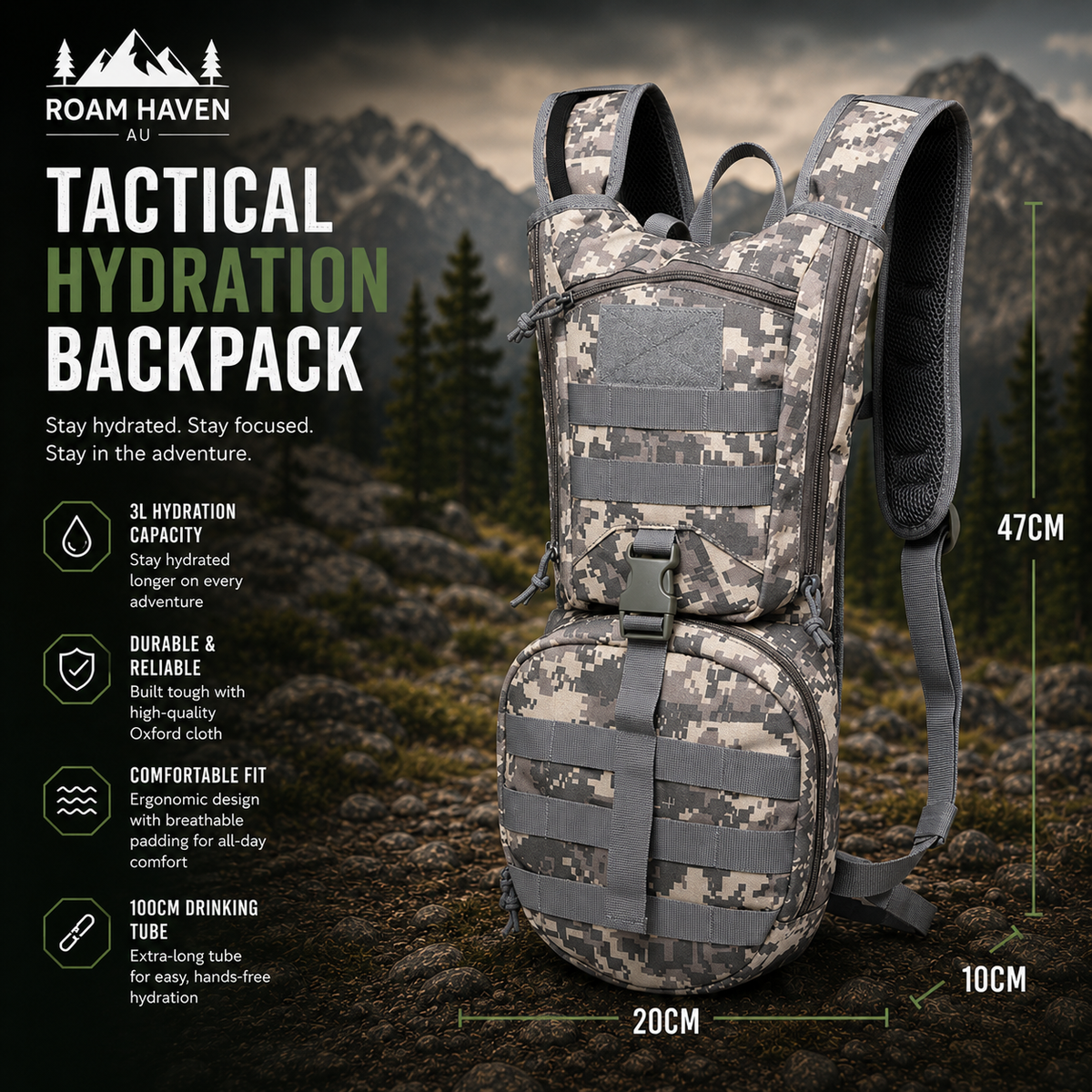 Tactical Hydration Backpack