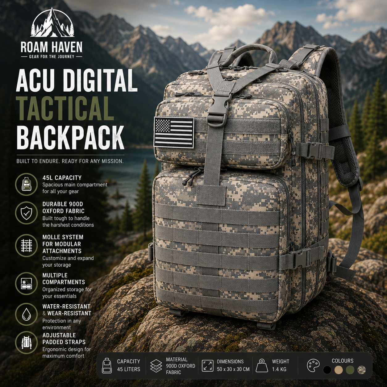 Military Tactical Backpack