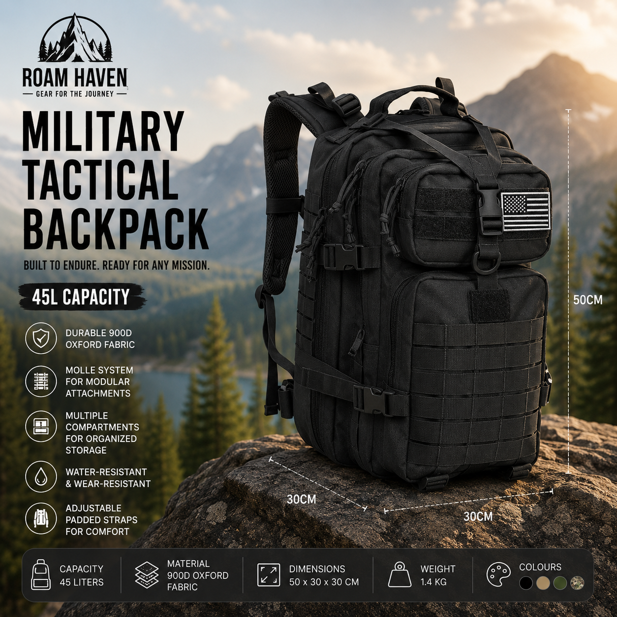 Military Tactical Backpack