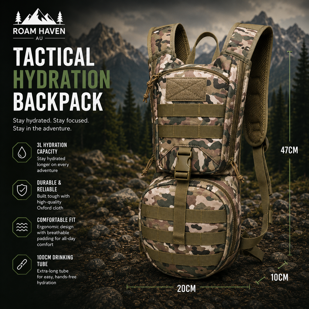 Tactical Hydration Backpack