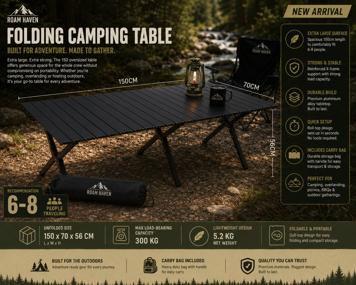 Carbon Steel Folding Table