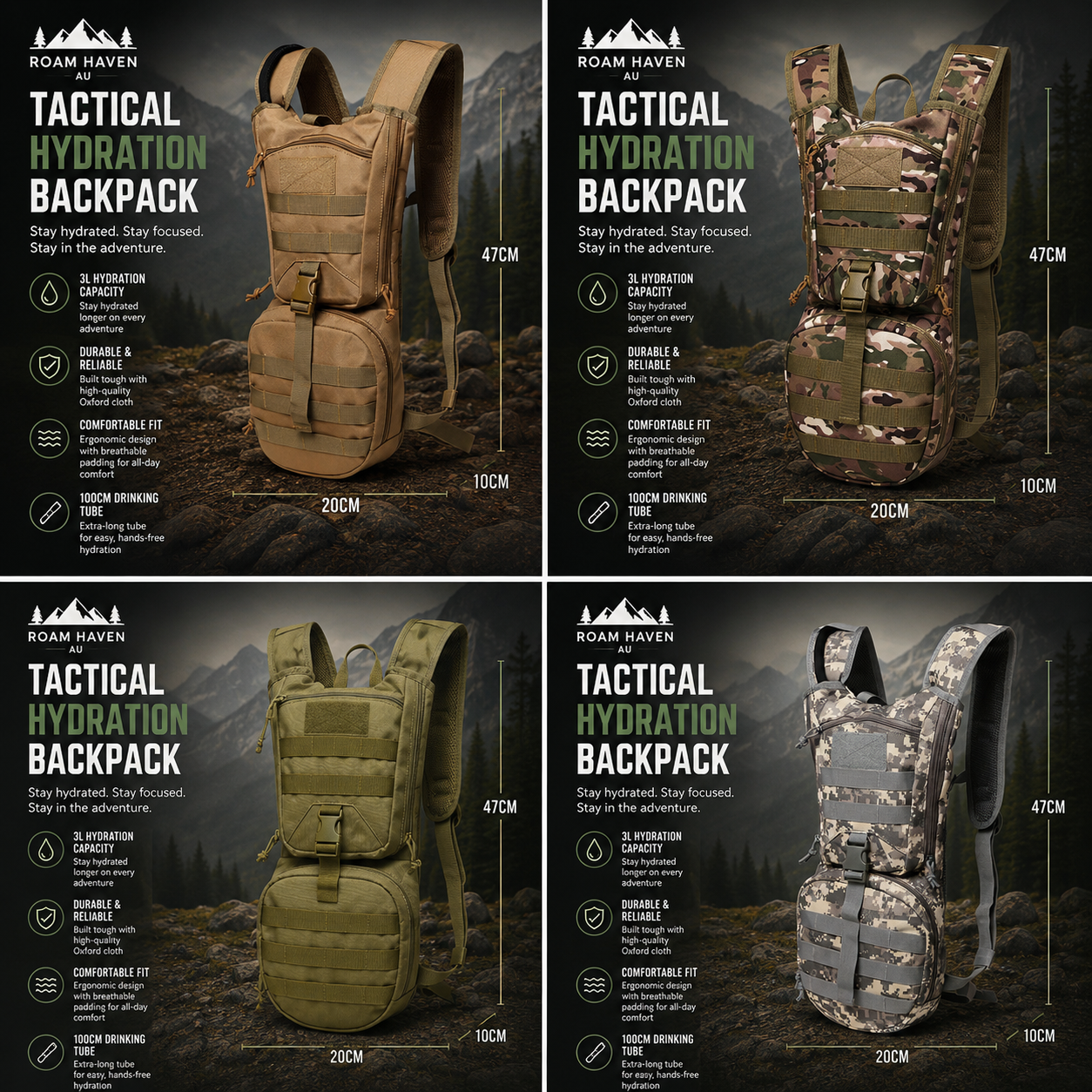 Tactical Hydration Backpack