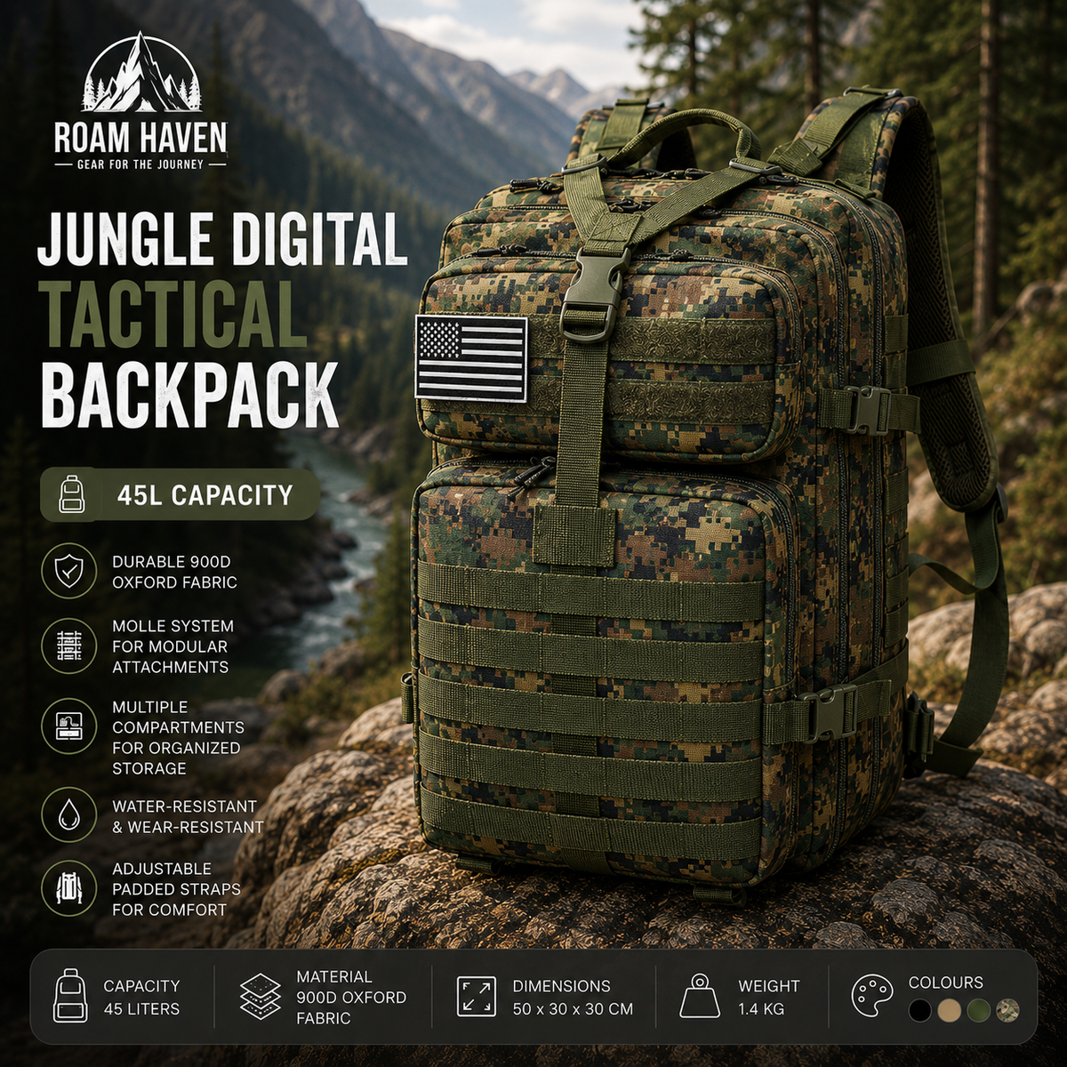 Military Tactical Backpack