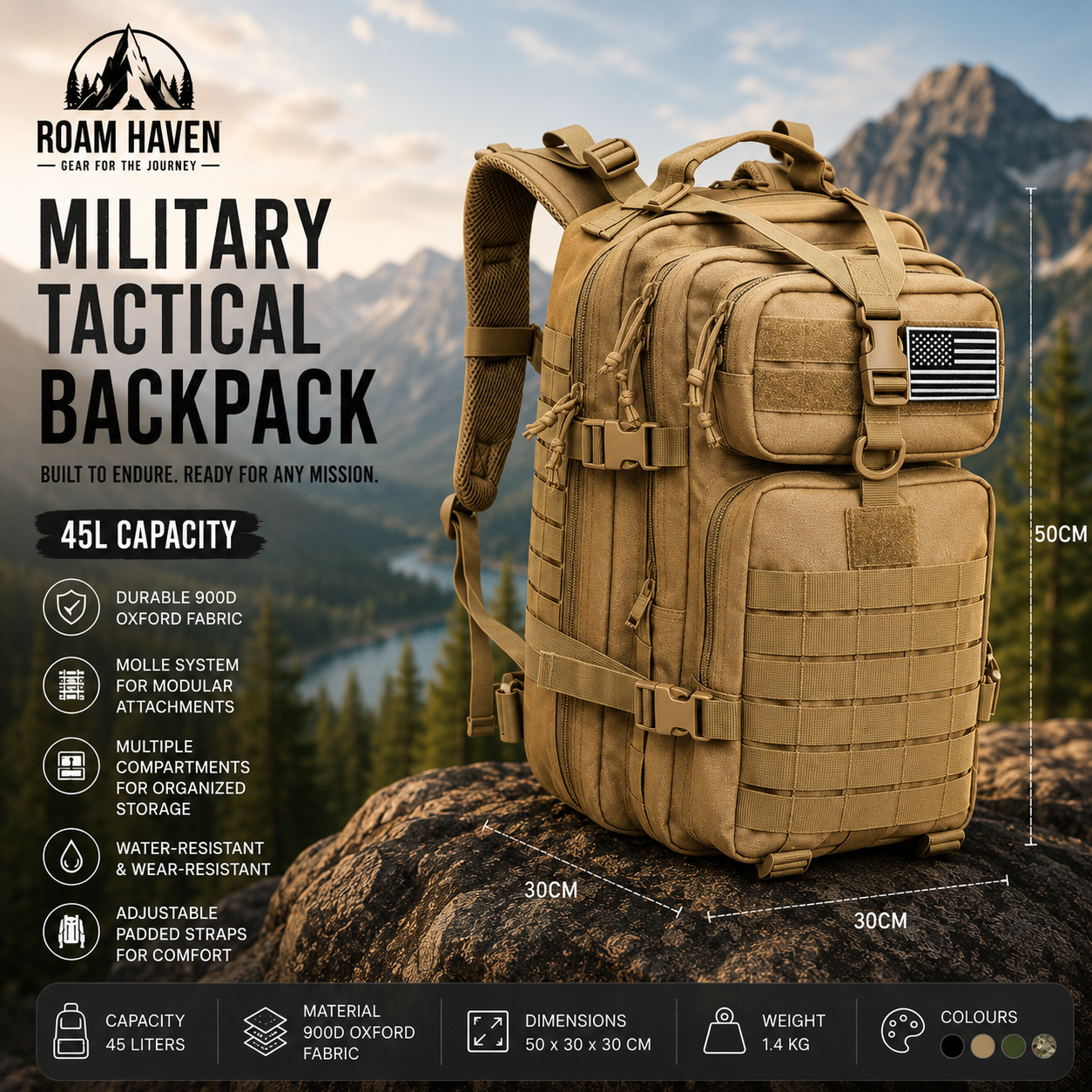 Military Tactical Backpack