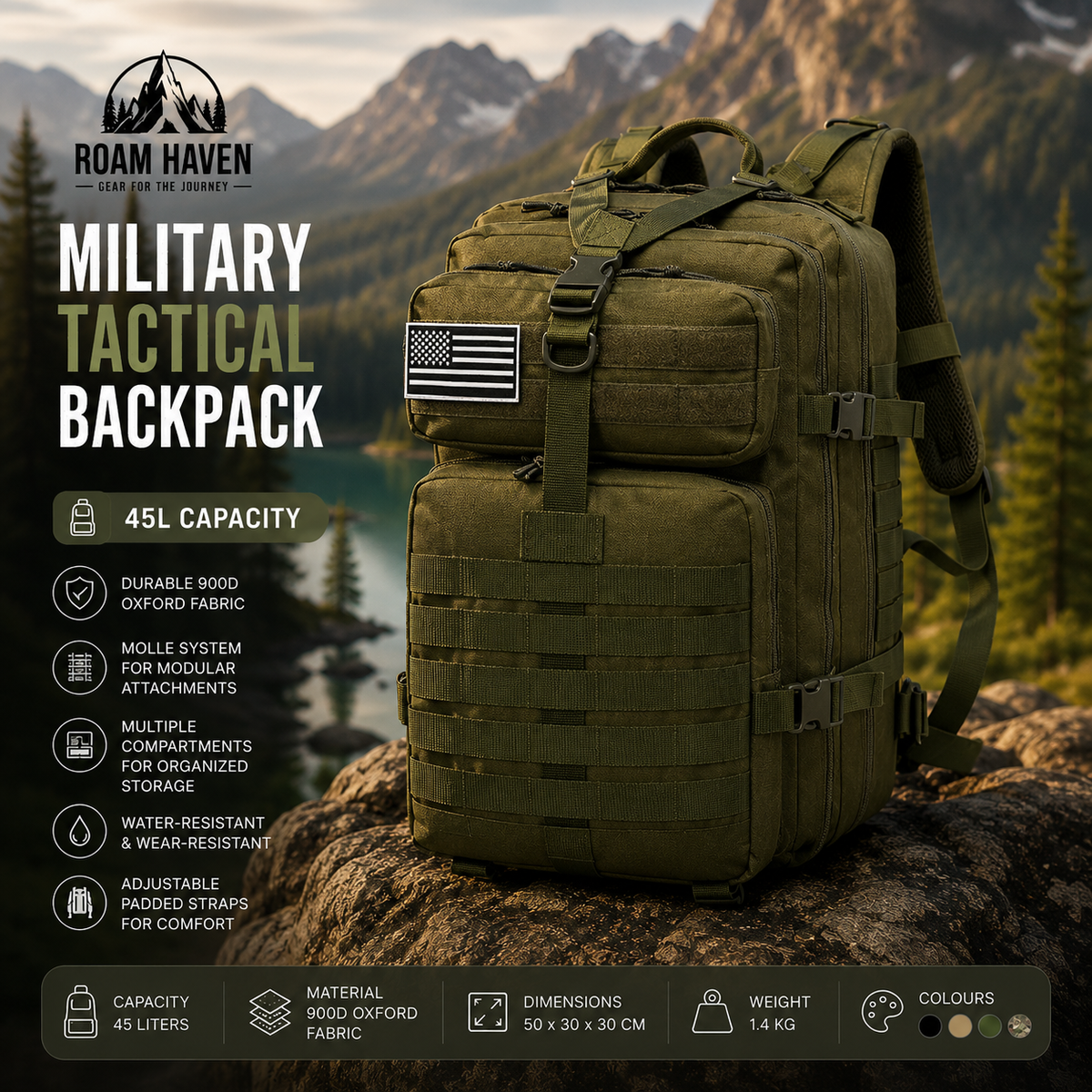 Military Tactical Backpack
