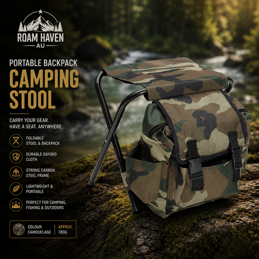 Portable Backpack Camping Stool