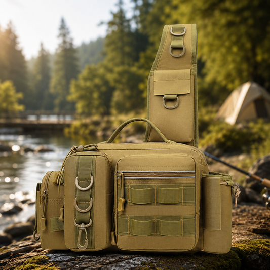 Rugged Fishing Pouch Backpack