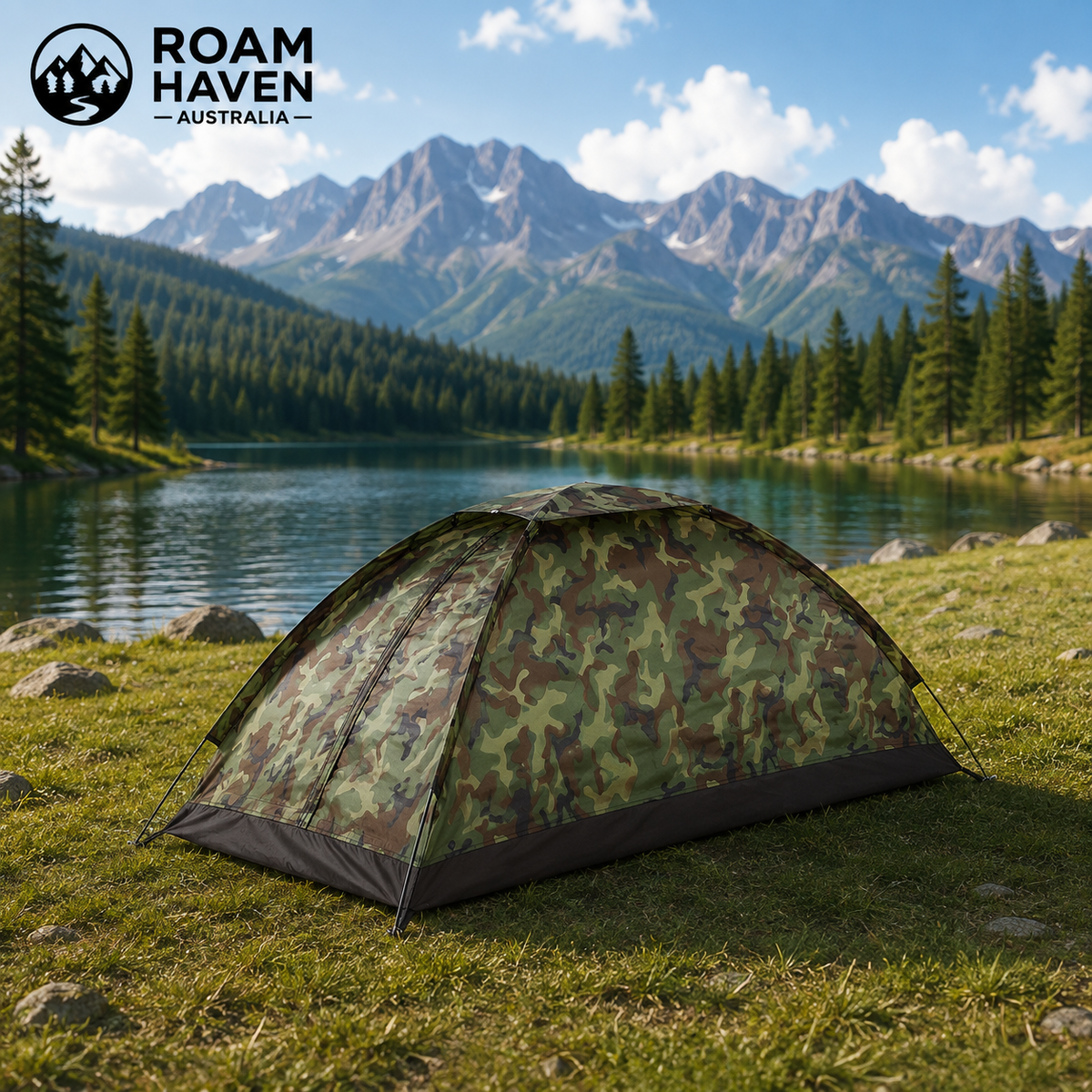Single Roam Camouflage Camping Tent