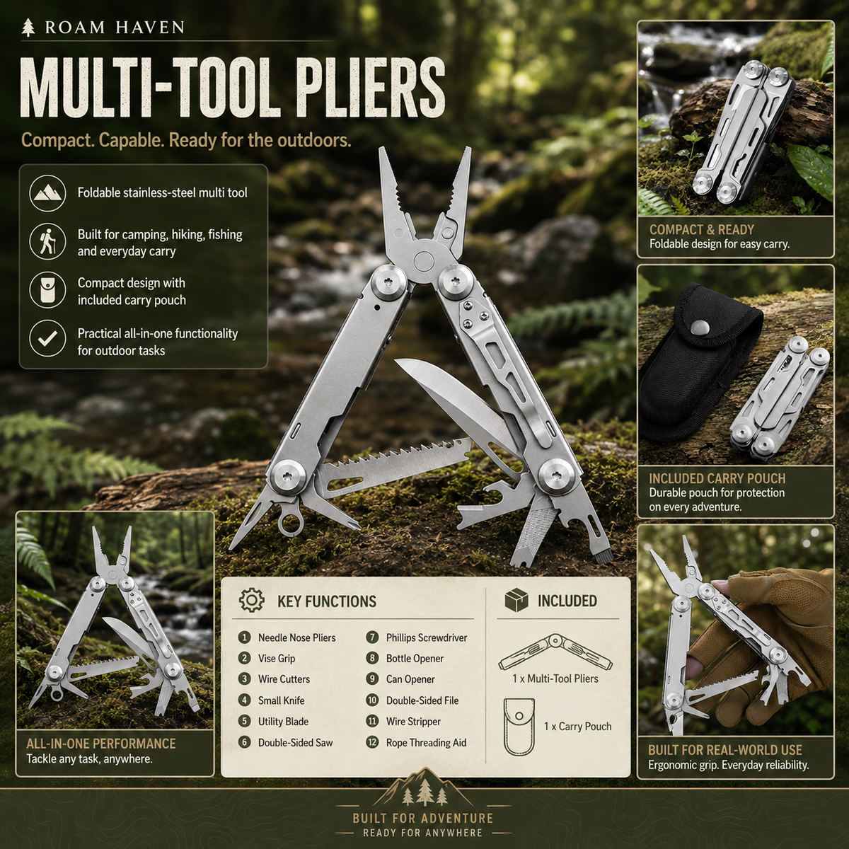 Stainless Steel Multifunctional Pliers