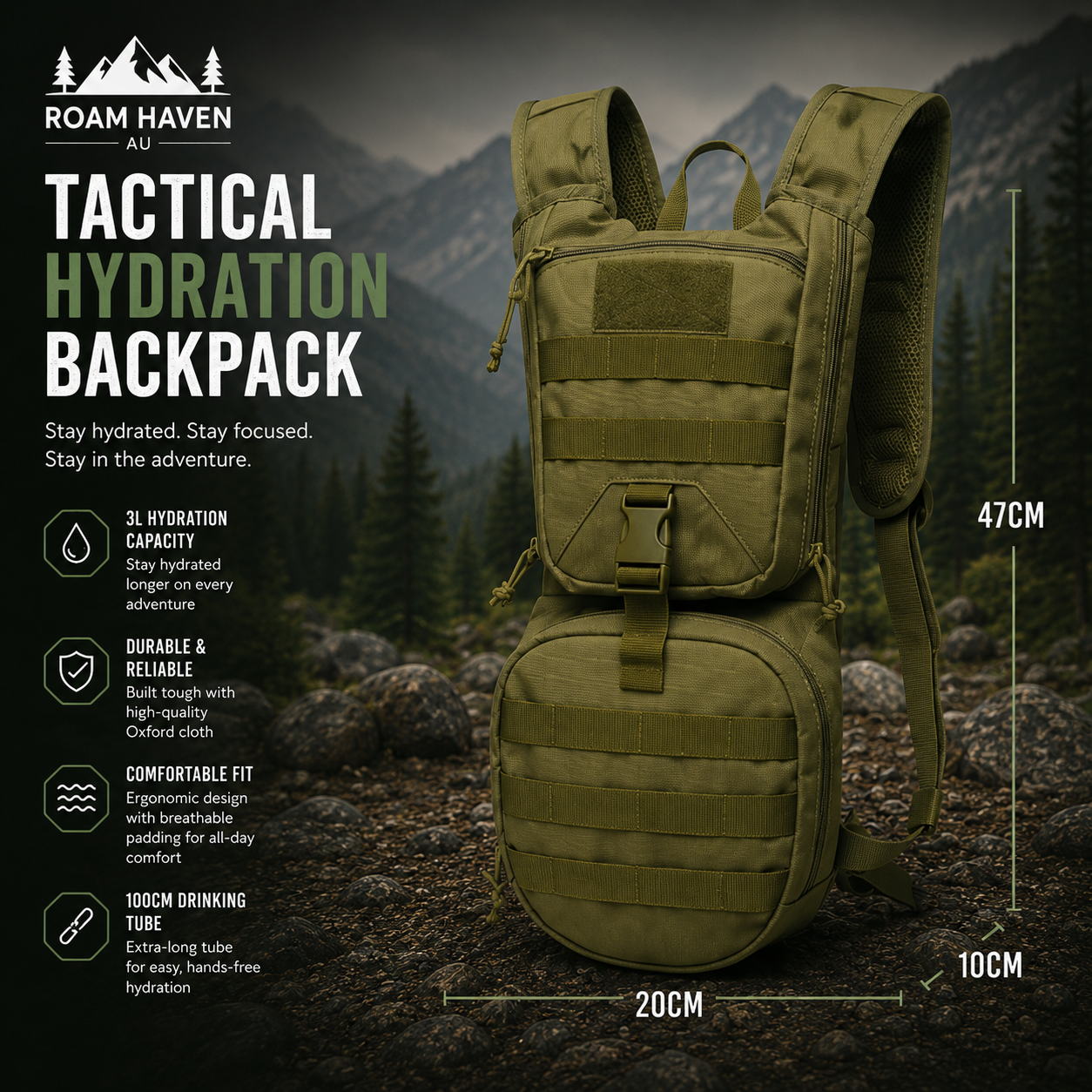 Tactical Hydration Backpack