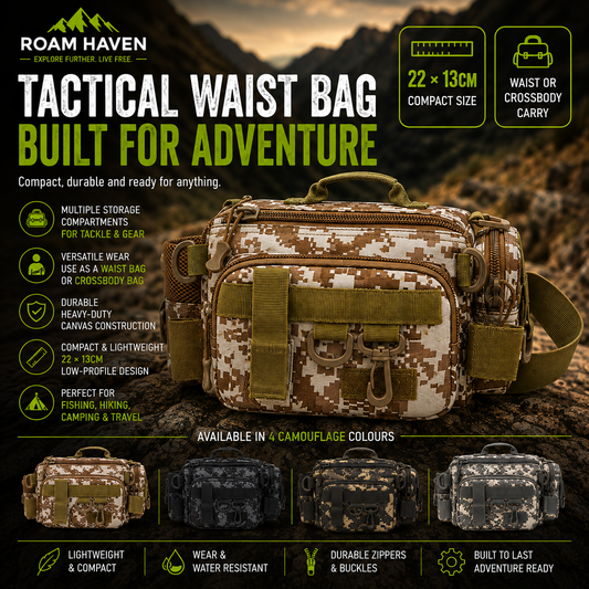 Roam Haven Fishing Pouch Waist Bag