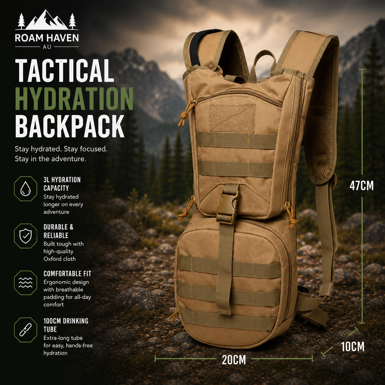 Tactical Hydration Backpack