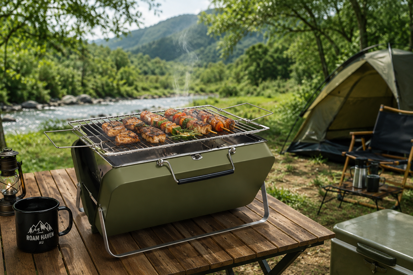 Portable Barbecue Camping Oven