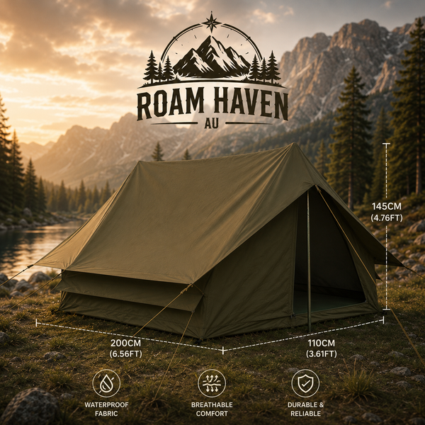 Retro Oxford Cloth Camping Tent